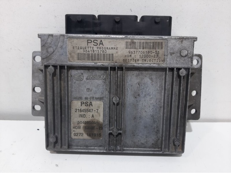 Recambio de centralita motor uce para peugeot 206 berlina xr referencia OEM IAM 9641815780  