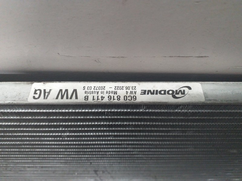 Recambio de condensador / radiador aire acondicionado para seat toledo (kg3) connect referencia OEM IAM 6C0816411B  