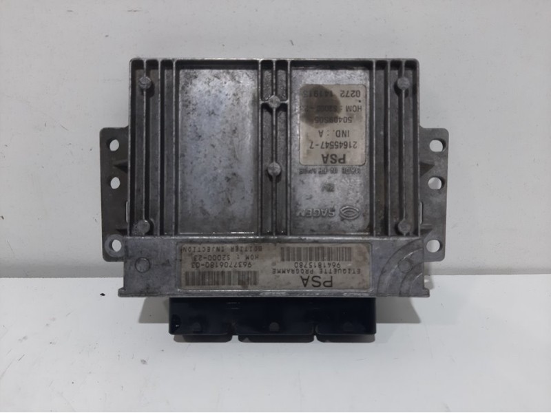 Recambio de centralita motor uce para peugeot 206 berlina xr referencia OEM IAM 9641815780  