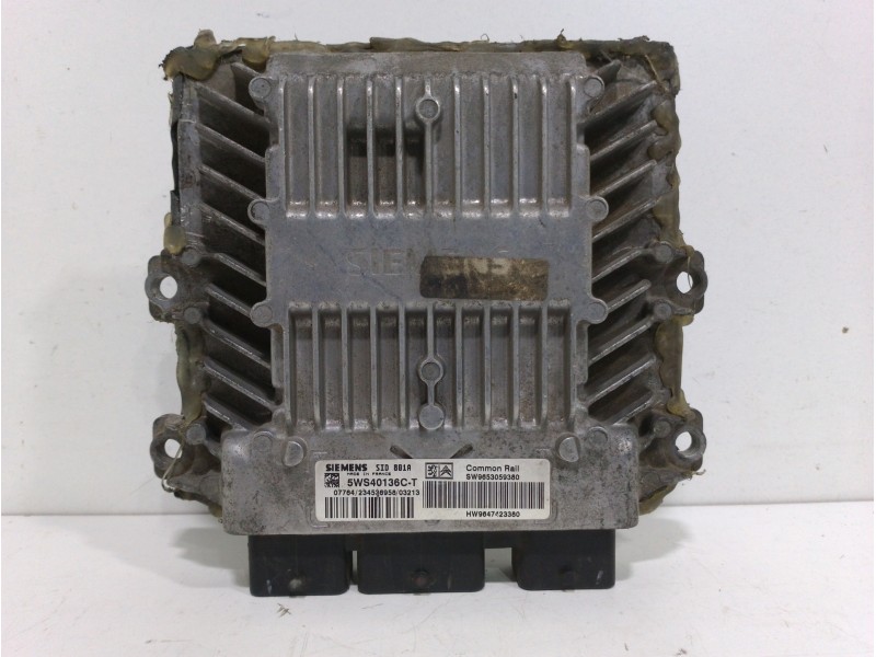 Recambio de centralita motor uce para peugeot partner (s2) combiespace referencia OEM IAM 9653059380 5WS40136C 