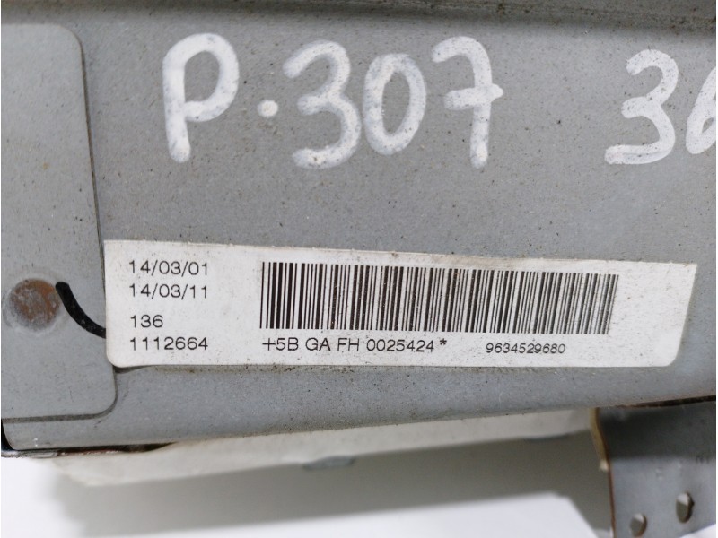 Recambio de airbag delantero derecho para peugeot 307 (s1) xs referencia OEM IAM 9634529680  