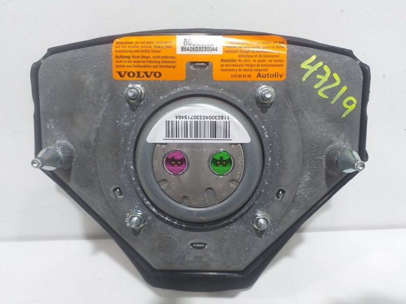 Recambio de airbag delantero izquierdo para volvo s60 berlina 2.4 d referencia OEM IAM 8686222  