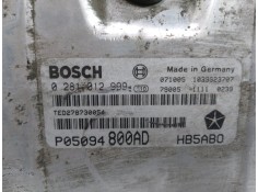 Recambio de centralita motor uce para chrysler voyager (rg) 2.8 crd executive referencia OEM IAM 02811012999   2