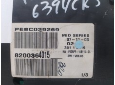 Recambio de cuadro instrumentos para renault megane ii berlina 5p confort authentique referencia OEM IAM    2