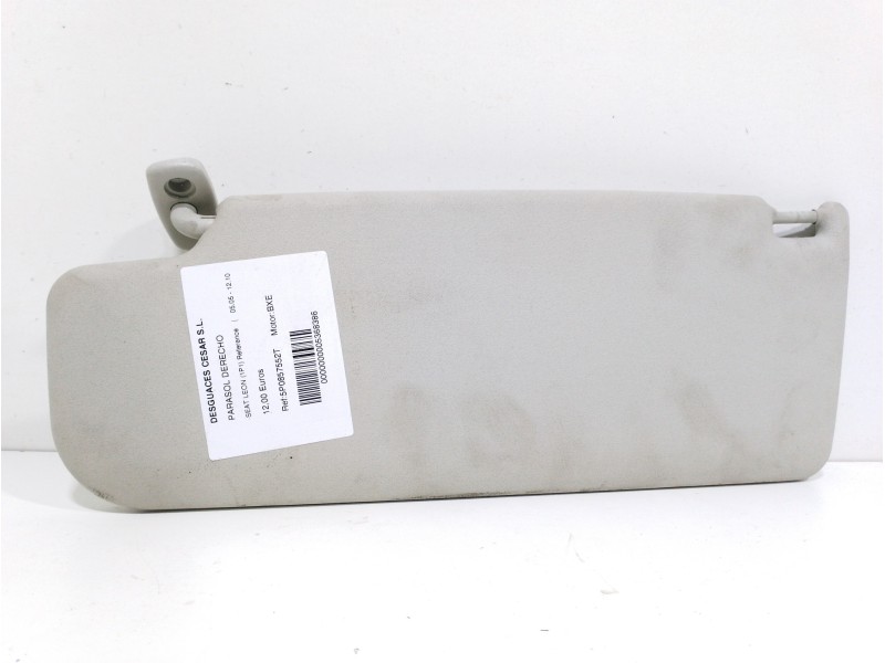 Recambio de parasol derecho para seat leon (1p1) reference referencia OEM IAM 5P0857552T  