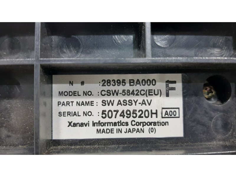 Recambio de mando calefaccion / aire acondicionado para nissan primera berlina (p12) acenta referencia OEM IAM   