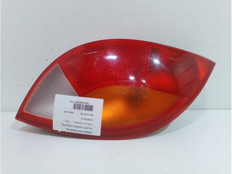 Recambio de piloto trasero derecho para ford ka (ccq) básico referencia OEM IAM 1105788  