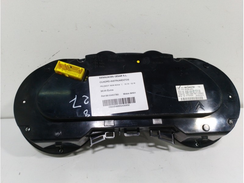 Recambio de cuadro instrumentos para peugeot 5008 active referencia OEM IAM 9810462780  