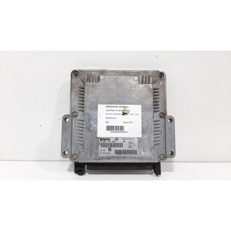 Recambio de centralita motor uce para peugeot 206 berlina xs referencia OEM IAM 0281010250 9637089980 