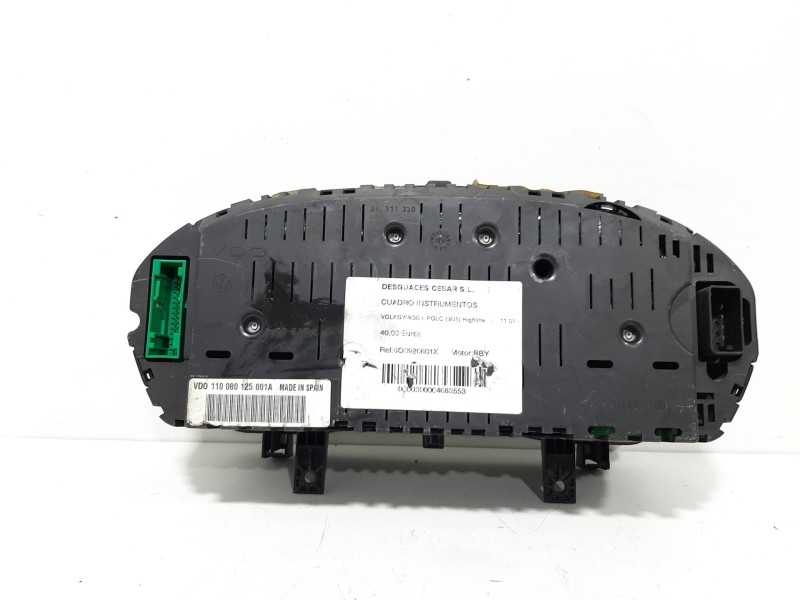 Recambio de cuadro instrumentos para volkswagen polo (9n1) highline referencia OEM IAM 6Q0920820  