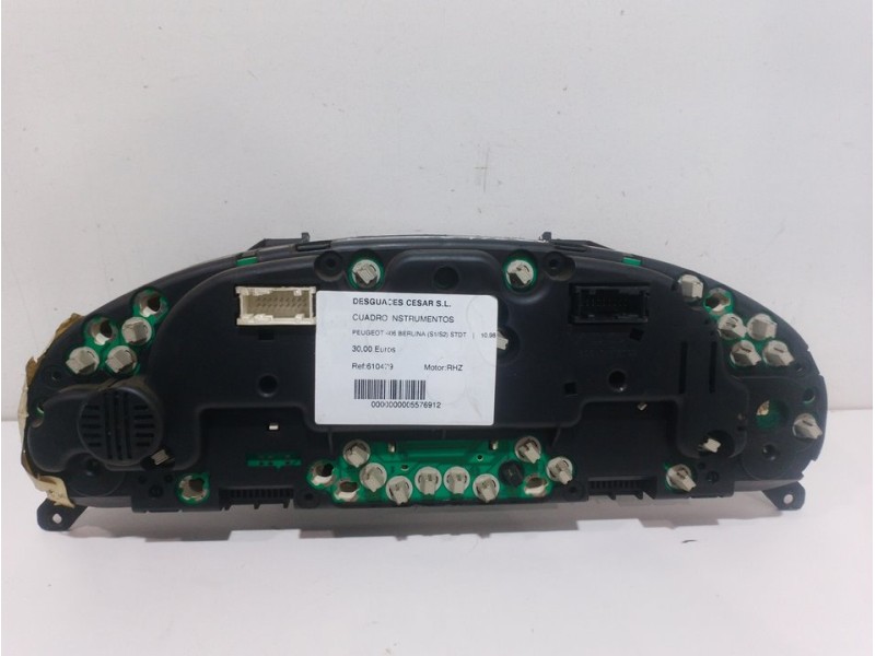 Recambio de cuadro instrumentos para peugeot 406 berlina (s1/s2) stdt referencia OEM IAM 9639940380  