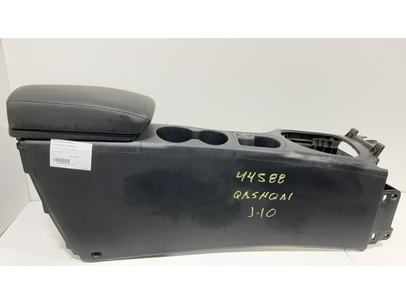 Recambio de apoyabrazos central para nissan qashqai (j10) acenta 4x4 referencia OEM IAM J101258038 NEGRO 