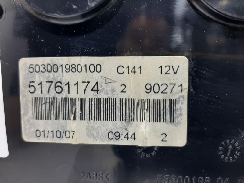 Recambio de cuadro instrumentos para fiat bravo (198) 1.9 active multijet referencia OEM IAM 51761174  