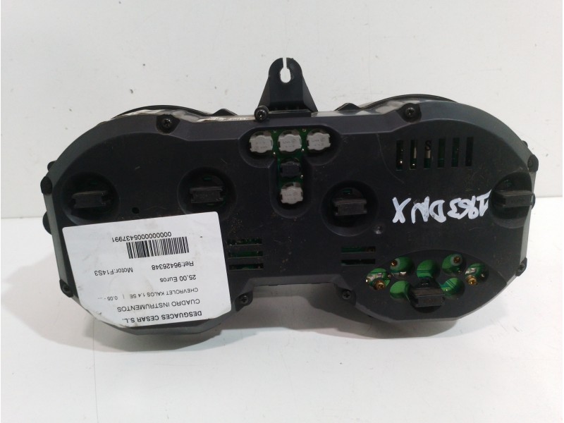 Recambio de cuadro instrumentos para chevrolet kalos 1.4 se referencia OEM IAM 96426348  