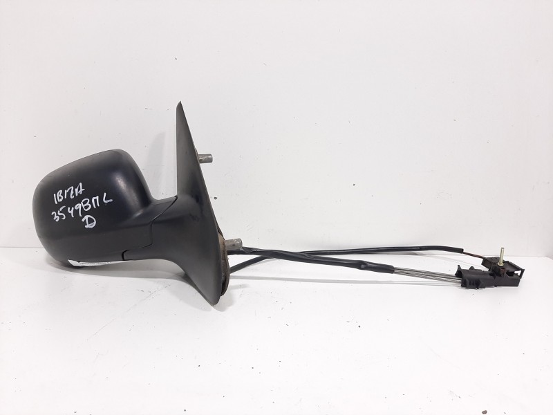 Recambio de retrovisor derecho para seat ibiza (6k1) signo referencia OEM IAM  NEGRO MANUAL