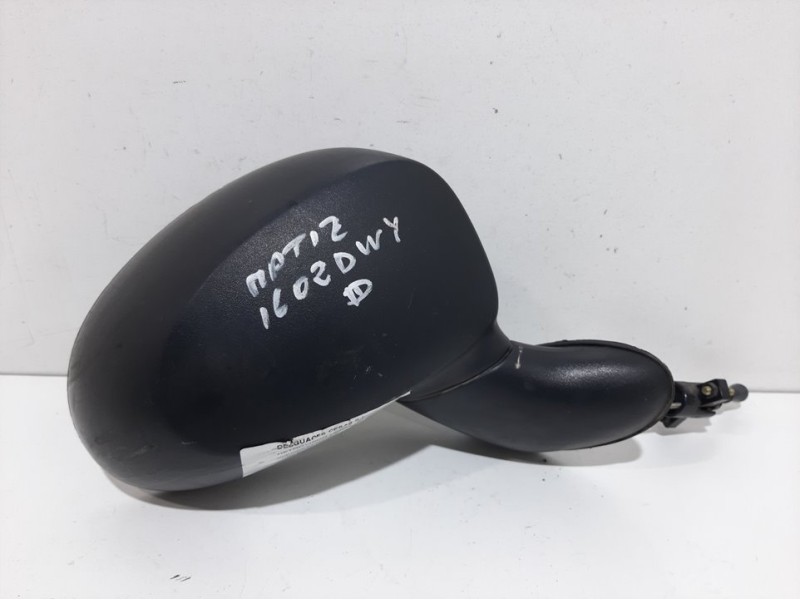 Recambio de retrovisor derecho para chevrolet matiz s referencia OEM IAM  NEGRO MANUAL