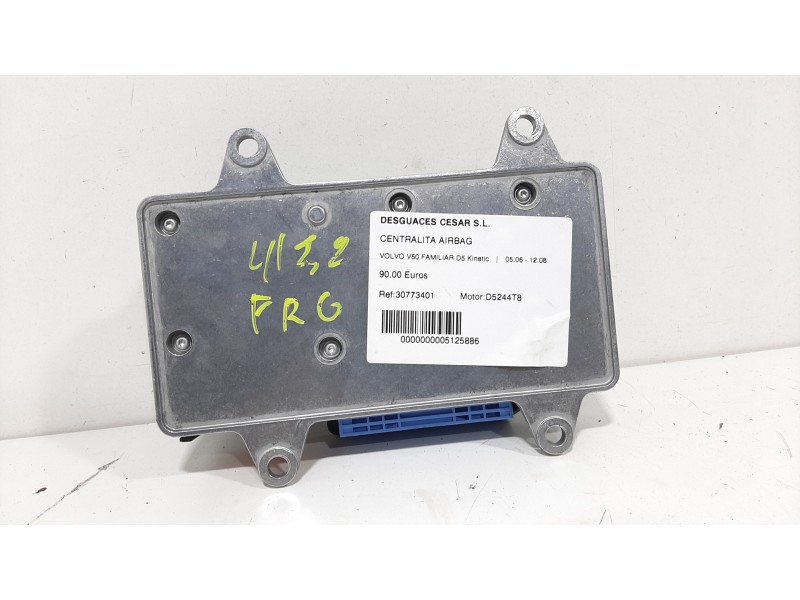 Recambio de centralita airbag para volvo v50 familiar d5 kinetic referencia OEM IAM 30773401 00001393B6 