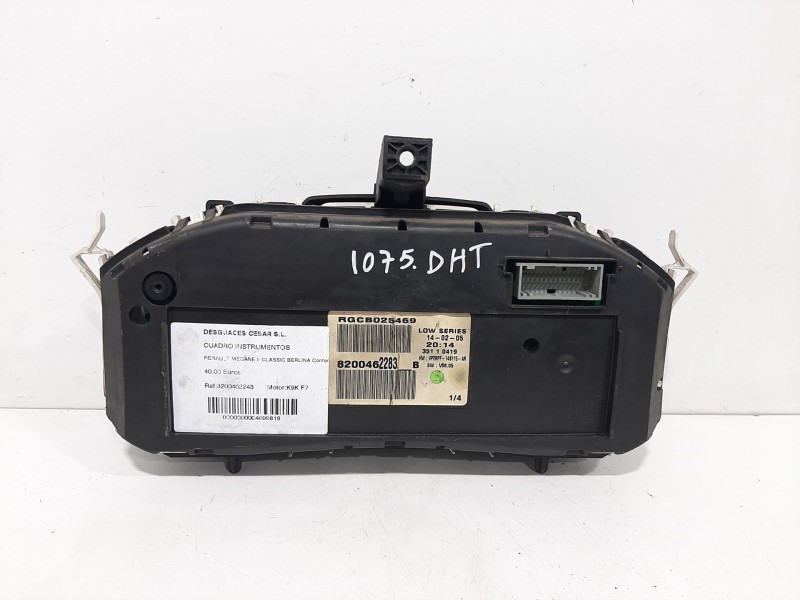 Recambio de cuadro instrumentos para renault megane ii classic berlina confort dynamique referencia OEM IAM 8200402243  