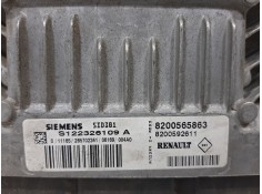 Recambio de centralita motor uce para renault scenic ii grand confort expression referencia OEM IAM 8200565863 S122326109A  2