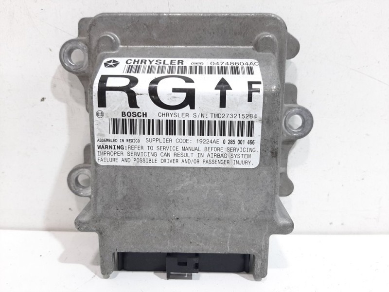 Recambio de centralita airbag para chrysler voyager (rg) 2.5 crd lx referencia OEM IAM 04748604AC  