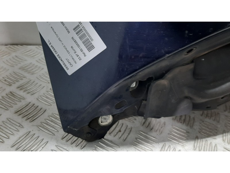 Recambio de capot para renault espace iv (jk0) dynamique referencia OEM IAM 651000267R AZUL 