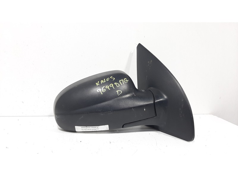 Recambio de retrovisor derecho para chevrolet kalos 1.4 se referencia OEM IAM 96406191 MANUAL NEGRO