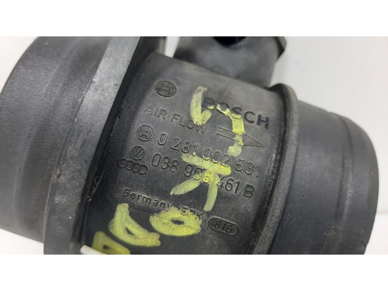 Recambio de caudalimetro para skoda fabia (5j2 ) 1.4 tdi referencia OEM IAM 0281002531 038906461B 