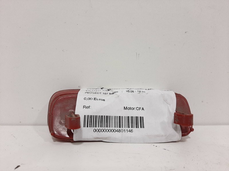 Recambio de piloto trasero izquierdo paragolpes para peugeot 107 básico referencia OEM IAM   