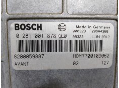 Recambio de centralita motor uce para renault clio ii fase i (b/cbo) 1.9 d referencia OEM IAM 8200059887 0281001878 7700109062 2