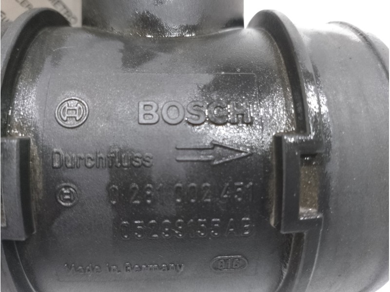 Recambio de caudalimetro para chrysler voyager (rg) 2.8 crd grand voyager limited referencia OEM IAM 0281002451 05293155AB 