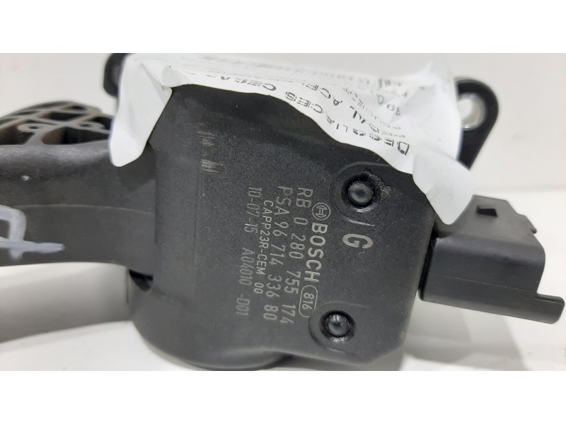 Recambio de pedal acelerador para peugeot 207 confort referencia OEM IAM 0280755174 9671433680 6 PINES