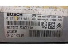 Recambio de centralita motor uce para citroën c4 berlina sx referencia OEM IAM 1940JJ   2