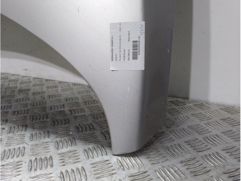 Recambio de capot para peugeot 307 berlina (s2) xs referencia OEM IAM 7901L9 PLATA 