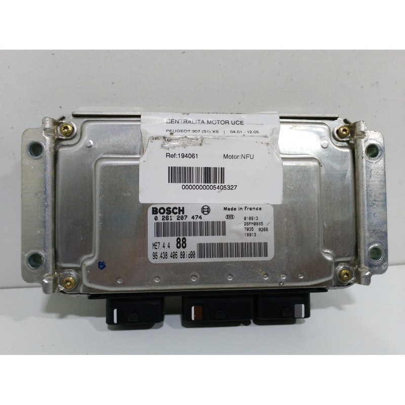 Recambio de centralita motor uce para peugeot 307 (s1) xs referencia OEM IAM 9643840680 0261207474 