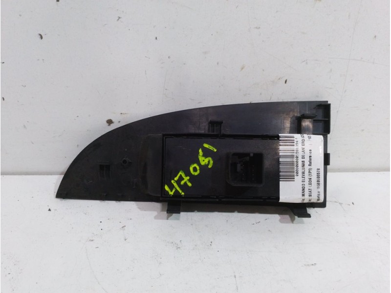Recambio de mando elevalunas delantero izquierdo para seat leon (1p1) reference referencia OEM IAM 1K4959857B  