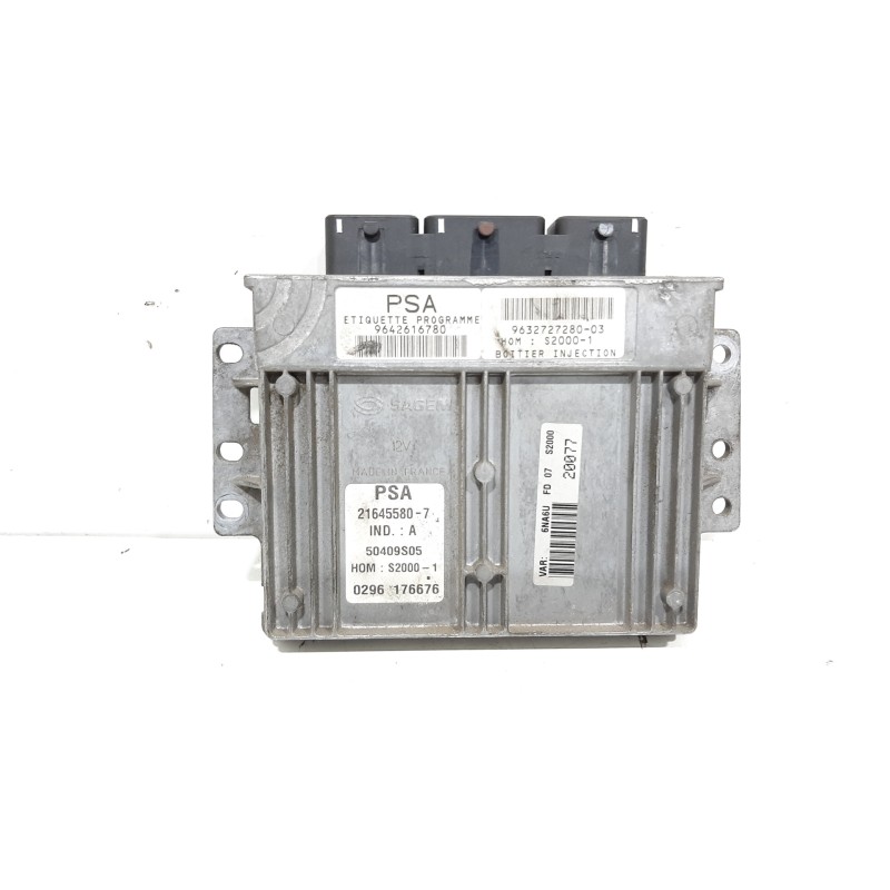 Recambio de centralita motor uce para citroën xsara picasso 1.8 16v referencia OEM IAM 9642616780  