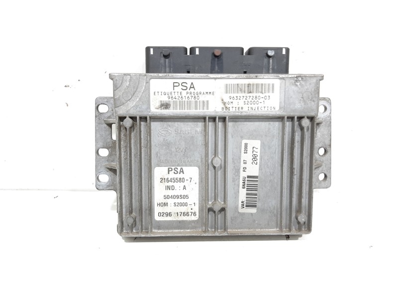 Recambio de centralita motor uce para citroën xsara picasso 1.8 16v referencia OEM IAM 9642616780  