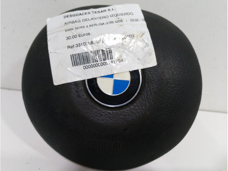 Recambio de airbag delantero izquierdo para bmw serie 5 berlina (e39) 520d referencia OEM IAM 33109680803X  