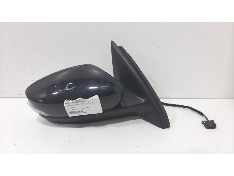 Recambio de retrovisor derecho para seat toledo (kg3) reference referencia OEM IAM 5JB857408K NEGRO ELECTRICO