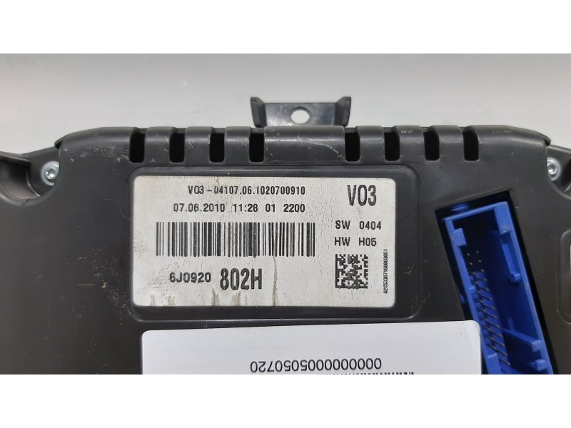 Recambio de cuadro instrumentos para seat ibiza (6j5) stylance / style referencia OEM IAM 6J0920802H A2C53387160 