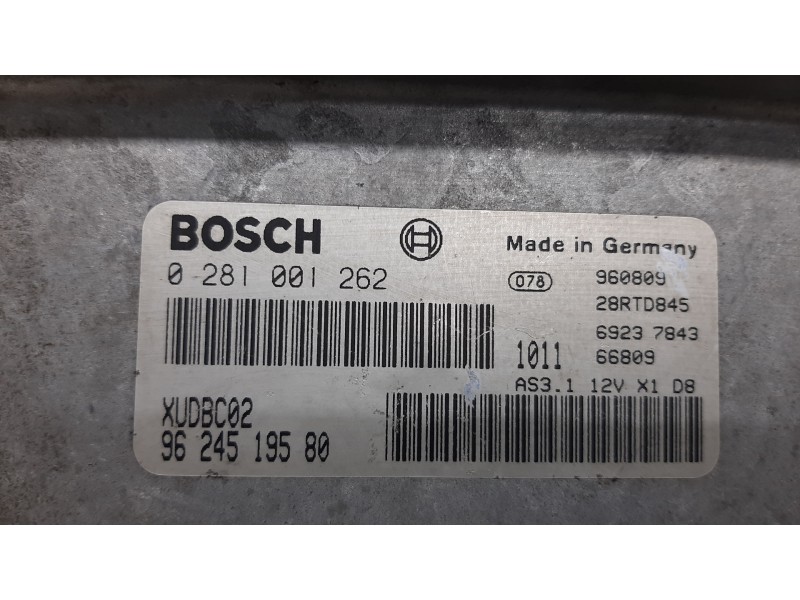 Recambio de centralita motor uce para peugeot 406 berlina (s1/s2) stdt referencia OEM IAM 1929V8  