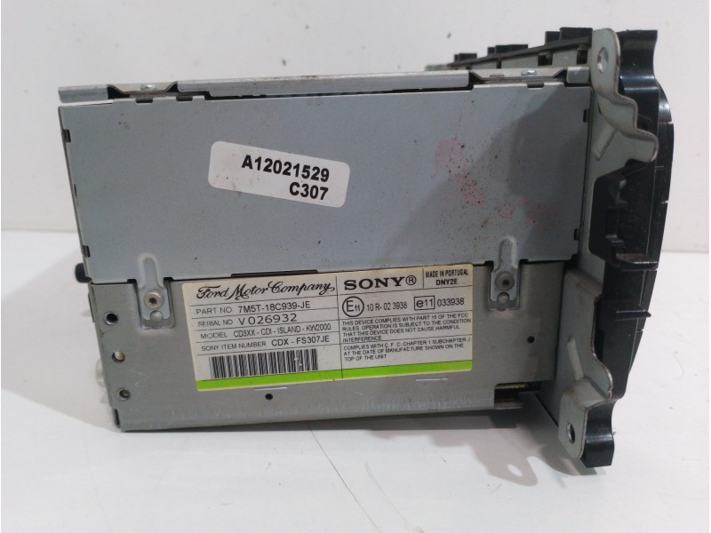 Recambio de sistema audio / radio cd para ford focus berlina (cap) sport referencia OEM IAM 7M5T18C939JE  