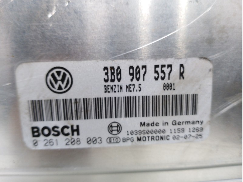 Recambio de centralita motor uce para volkswagen passat berlina (3b3) advance referencia OEM IAM 3B0907557R 0261208003 
