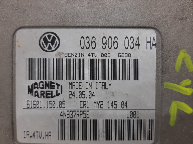 Recambio de centralita motor uce para seat ibiza (6l1) stylance referencia OEM IAM 036906034GM  