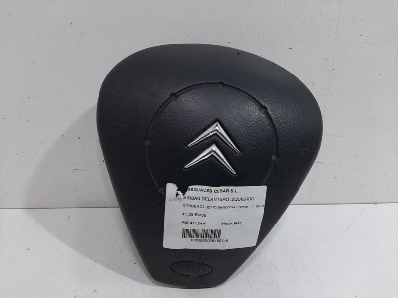 Recambio de airbag delantero izquierdo para citroën c3 hdi 70 sensodrive premier referencia OEM IAM 4112HH  