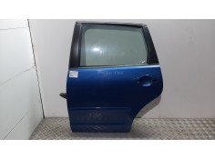 Recambio de puerta trasera izquierda para volkswagen polo (9n3) edition referencia OEM IAM 6Q6833055H AZUL  2