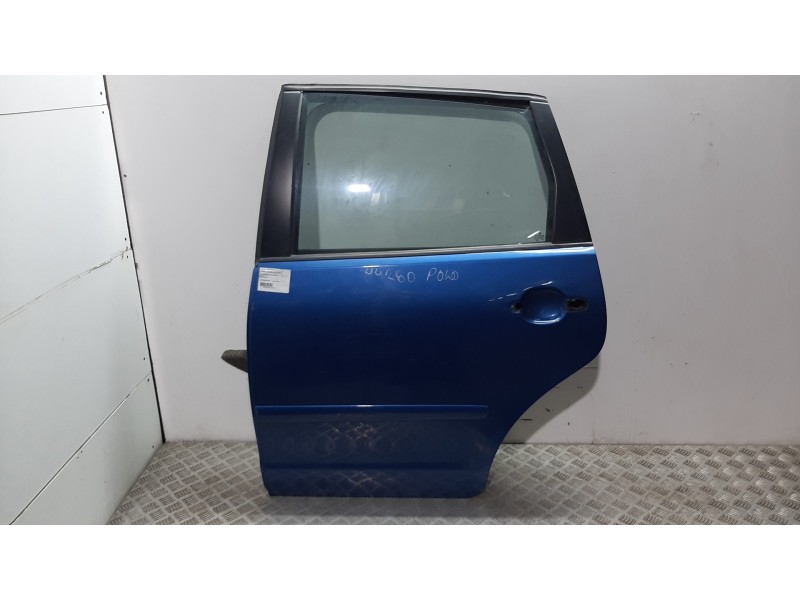 Recambio de puerta trasera izquierda para volkswagen polo (9n3) edition referencia OEM IAM 6Q6833055H AZUL 