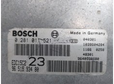 Recambio de centralita motor uce para citroën xsara picasso 1.6 hdi 90 exclusive referencia OEM IAM 0281011521   2