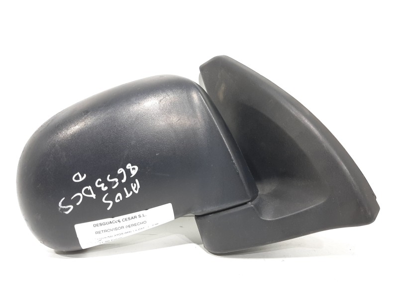 Recambio de retrovisor derecho para hyundai atos (mx) 1.0 cat referencia OEM IAM  NEGRO MANUAL