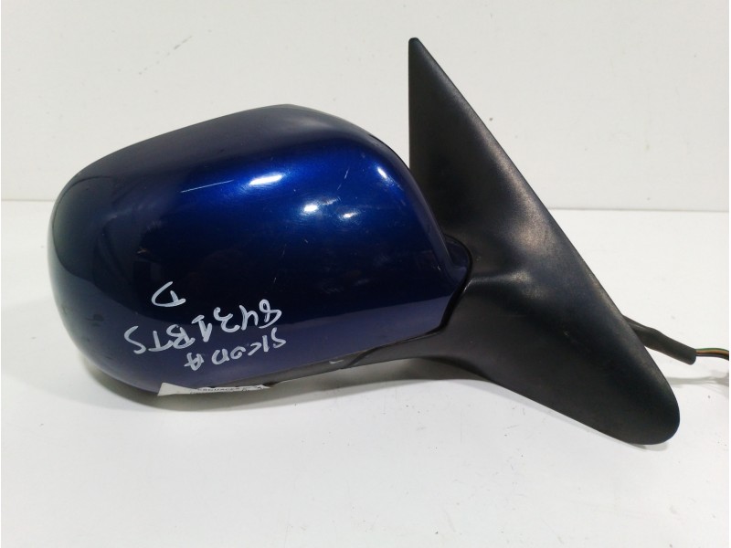 Recambio de retrovisor derecho para skoda octavia berlina (1u2) ambiente referencia OEM IAM 1U1857502BK 5 PINES AZUL
